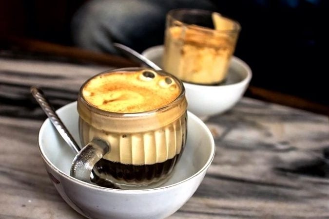 Hanoi egg coffee