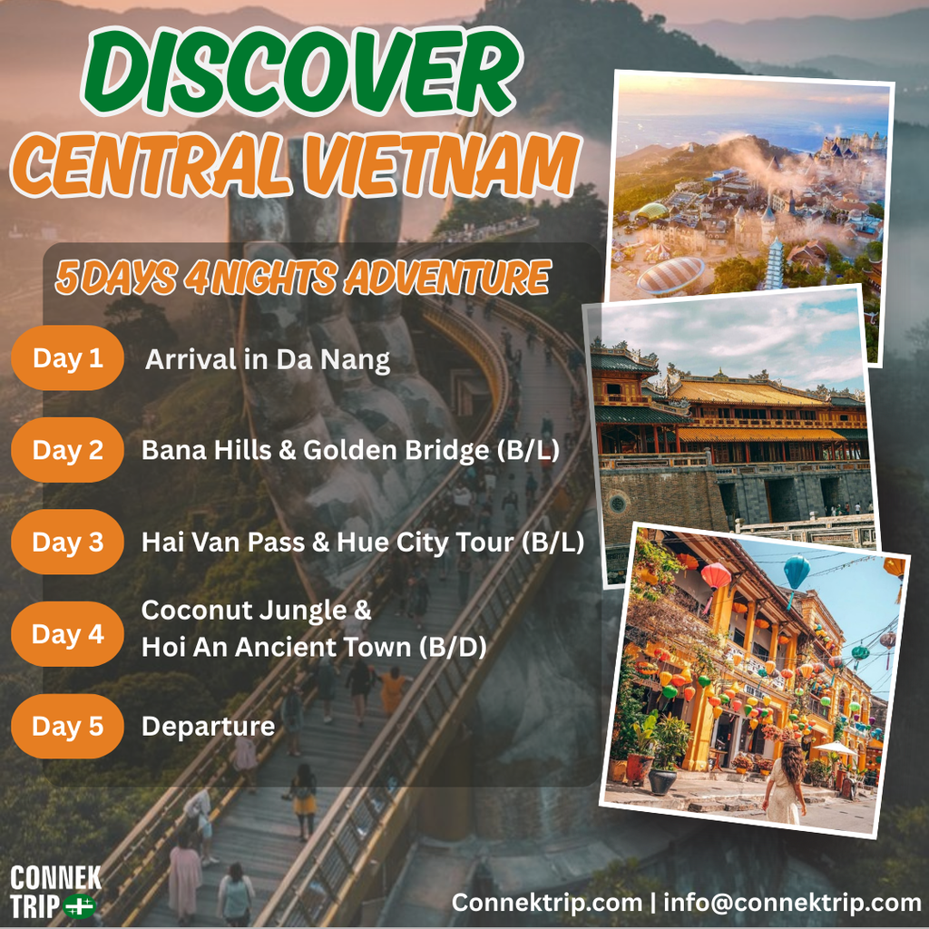 Da Nang - Hoi An - Hue 5D4N