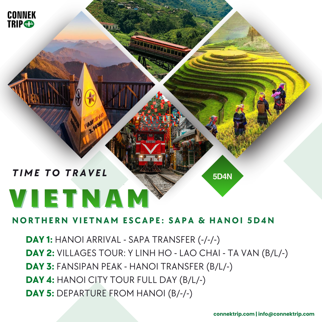 Northern Vietnam Escape: Sapa & Hanoi 5D4N