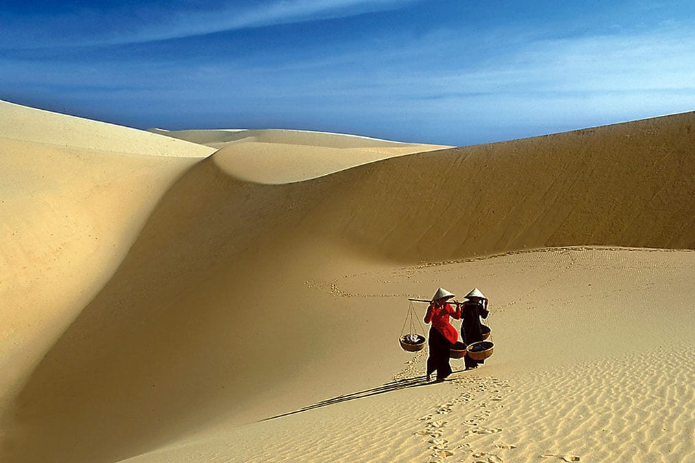 White sand dunes of Mui Ne