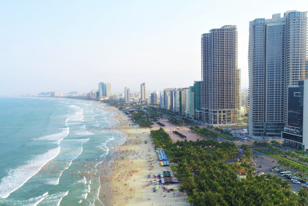 My Khe Beach and the Da Nang coastline
