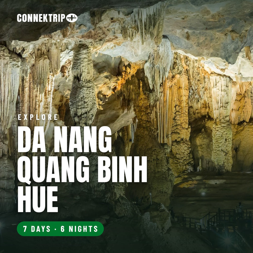 Da Nang, Phong Nha & Hue 7D6N: Paradise Cave & Heritage Train tour by Connek Trip