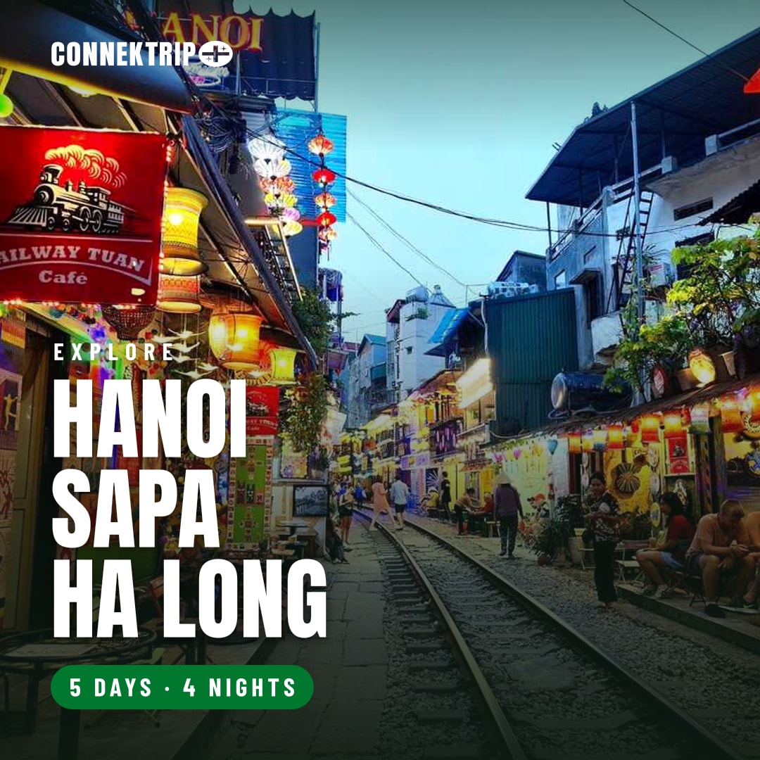 Hanoi, Sapa & Ha Long Bay 5D4N: Fansipan Cable Car & Train Street tour by Connek Trip