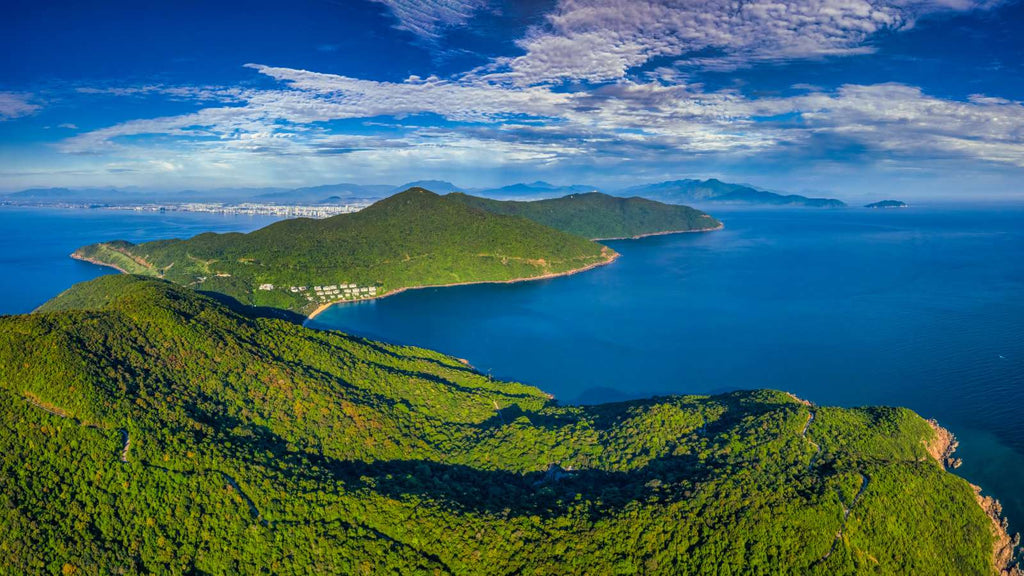 Son Tra Peninsula and Da Nang coastline