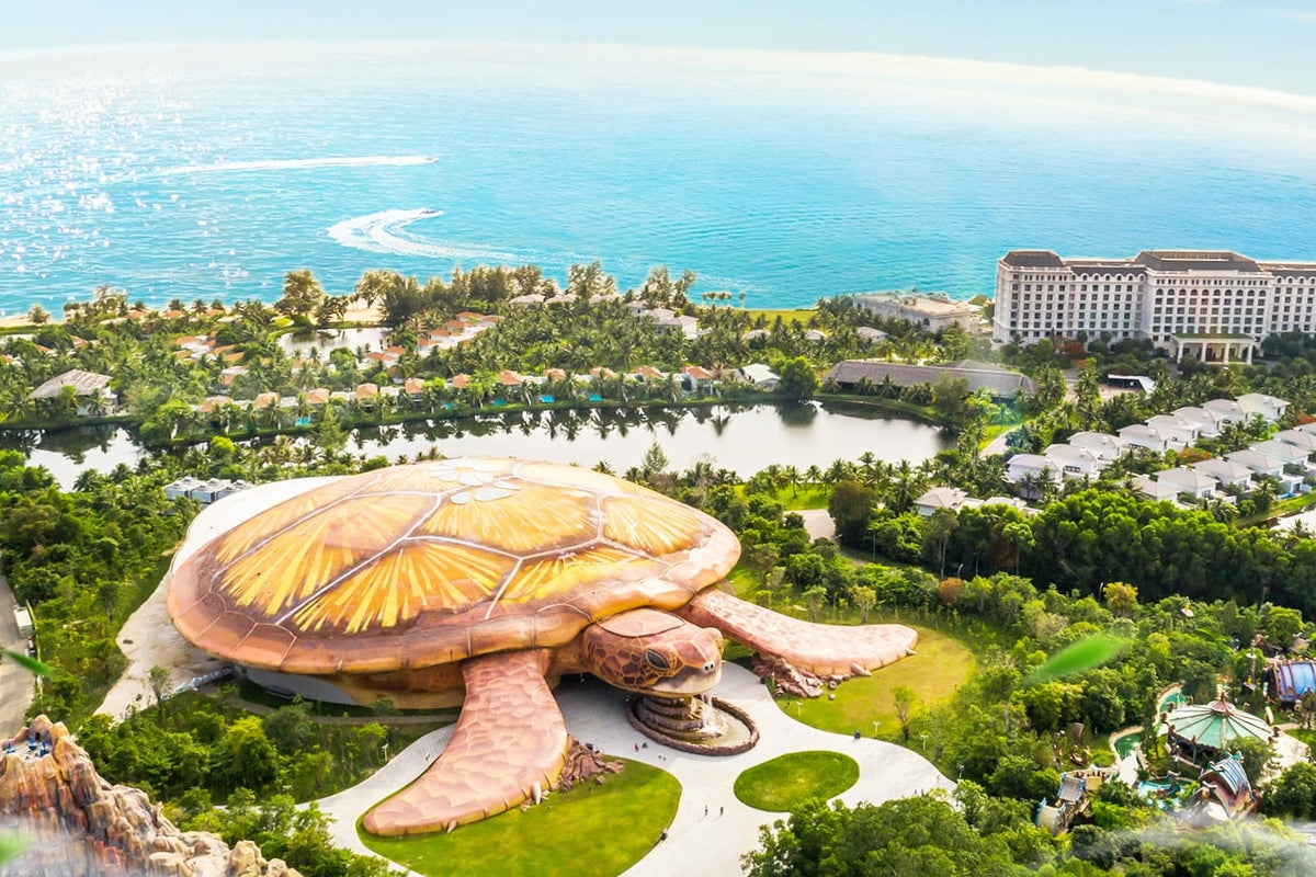 VinWonders Phu Quoc theme park from above