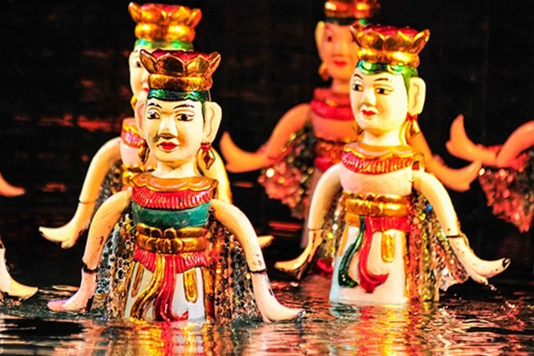 Traditional water puppet show in Hanoi